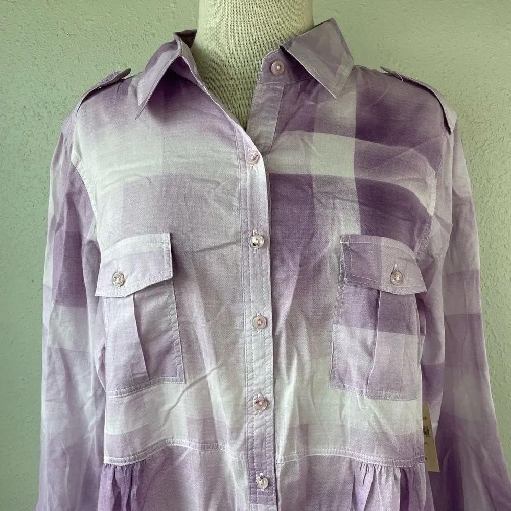 NWT Coldwater Creek Button Down Shirt Size XL - Picture 2 of 9